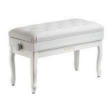 Adjustable Height Piano Bench with Storage, Keyboard Bench with High-Density Spo