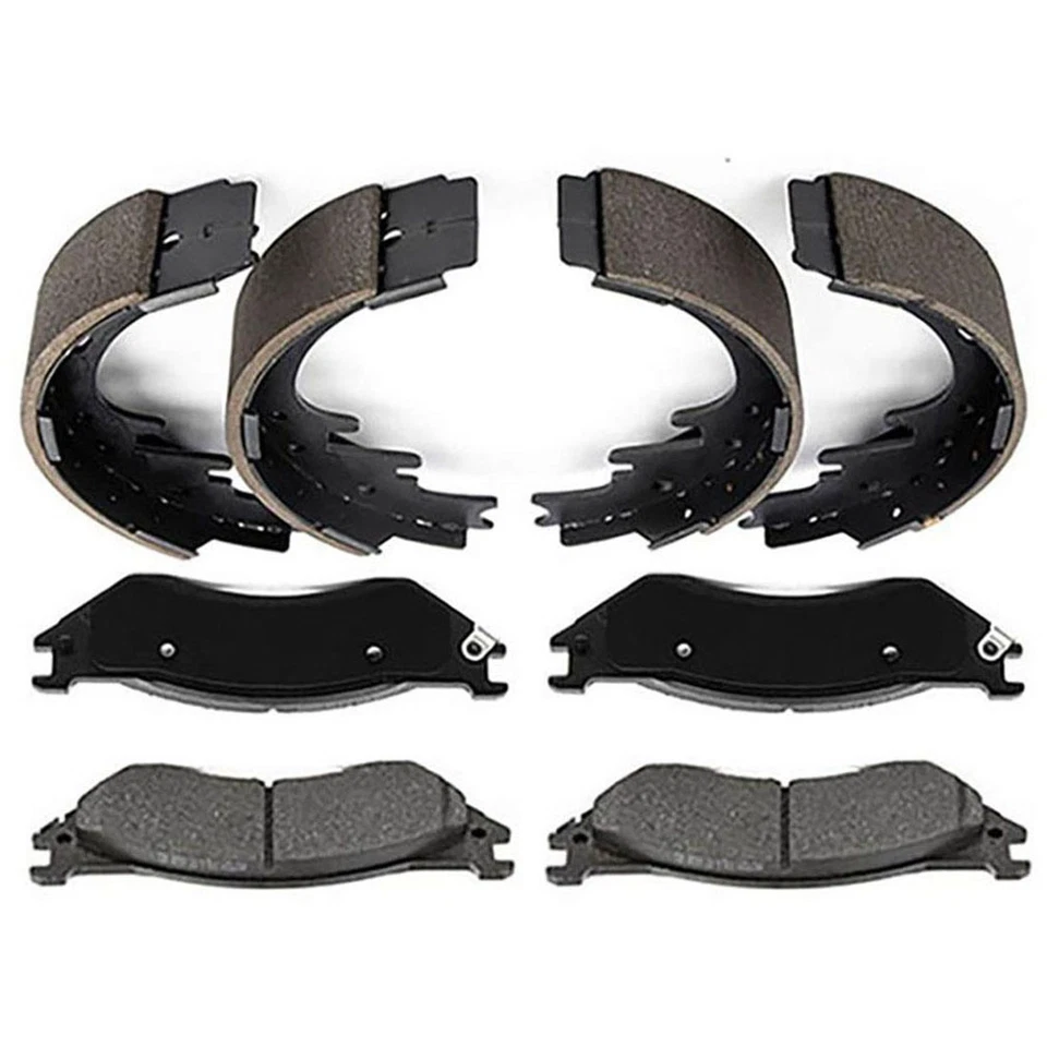 Pastillas de freno delanteras y traseras zapatas de tambor para Dodge B1500 1998 3,9 L Foto 2 de 4