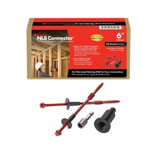 FastenMaster 6" NLB Connector Wall Screws w/Tool & Bit – Box of 50