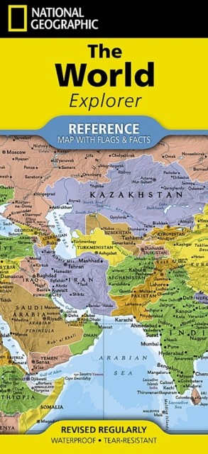 National Geographic World Explorer Map : (Folded With Flags And Facts) National Geographic Maps - Image 5
