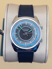 Vintage Sekonda 18 Jewels Mechanical Alarm Watch USSR Dual Crown - Fully Working