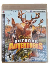 CABELA'S OUTDOOR ADVENTURES (PS3) DISC + CVR ART + MANUAL - NO CASE - VERY GOOD