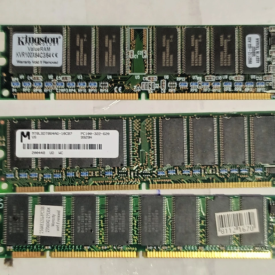 Lote de hardware de PC retro placa base SDRAM ISA TARJETAS PCI ventana XD 98 era vintage Foto 2 de 4