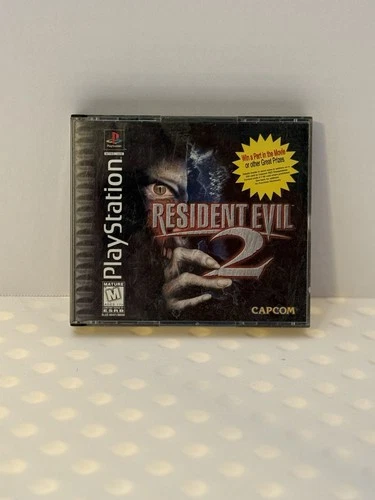 Resident Evil 2 PlayStation 1, 1998, Complete in Box, Black Label, Tested