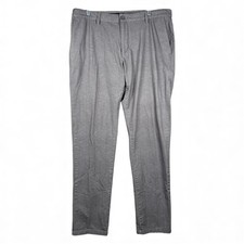 Vineyard Vines On The Go Pants Men Size 36x34 Gray Golf Performance Stretch Read