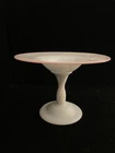 Vintage Pairpoint Rosaline & Alabaster 5" x 7" Glass Compote Dish- Nice!