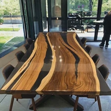 Custom Resin Epoxy Table Unique Epoxy Resin Dining Table, Epoxy Counter Top