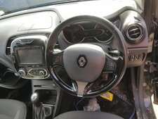 Renault Captur Mk1 13-19 Leather Multifunction Steering Wheel 985105453R A74381