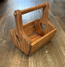 Vintage Wooden Slat Heart Cut-Out Decorative ...