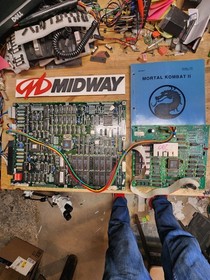 MORTAL KOMBAT 2  PCB JAMMA ARCADE BOARD SET REVISION 9.1 WORKING!!!! MIDWAY 