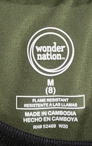 Wonder Nation "T-Rex Born Wild" Glow In The Dark Boys' Pajama Set Size 8/New - Picture 6 of 9