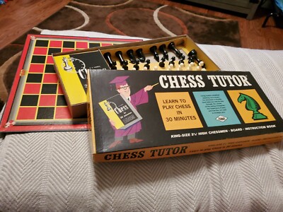 Vintage Chess Tutor Learn to play chess in 30 Minutes E S Lowe No. 124 