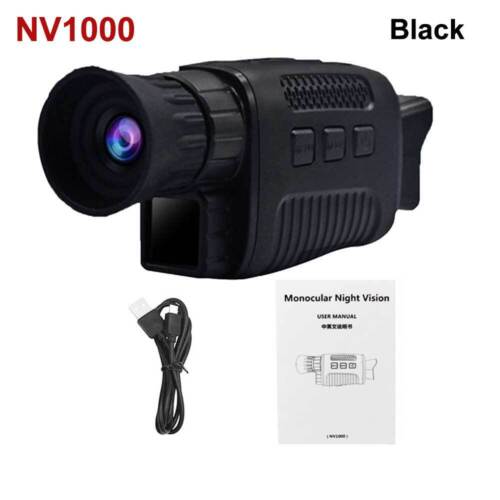 4K HD IR Night Vision Monocular Goggle Hunting 5X Digital Zoom Day/Night Camera - Picture 20 of 21