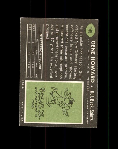 1969 Topps Football Card Set Break #1 thru 263  You Pick - Complete Your Set - Picture 281 of 501