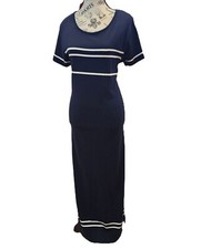 JONES NEW YORK SPORT blue cotton dress- size L