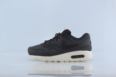 Nike Air Max 1 EMB AV2288-001 GS EU 35.5 US 3.5Y PINNACLE BLACK KIDS PRM DS NEW