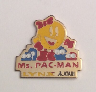 Anstecknadeln ATARI DEFI LYNX MS.PAC-MAN CRAZY OTTO GENERAL COMPUTER