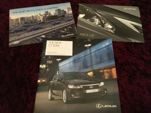 Lexus CT Car Sales Brochures