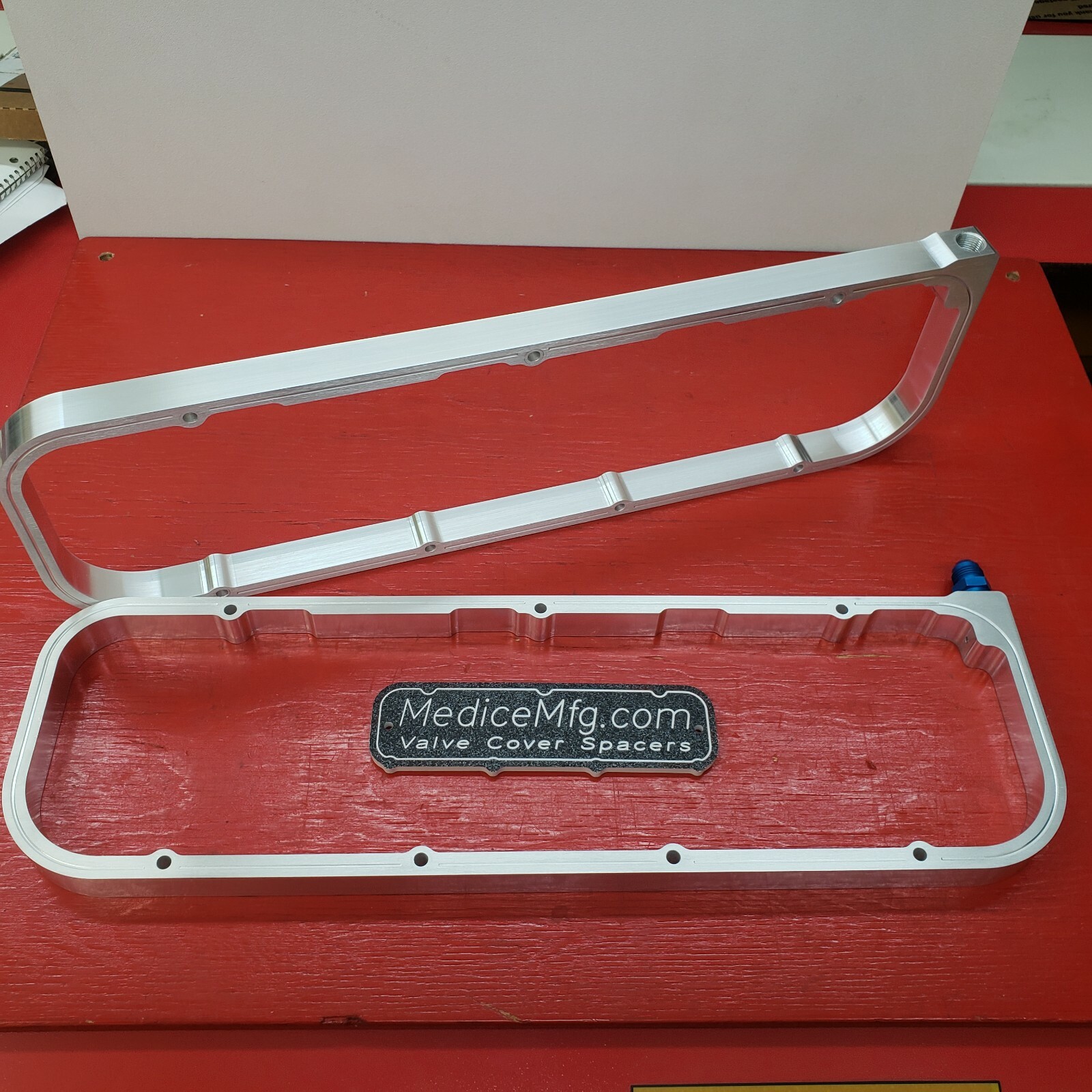 VALVE COVER SPACERS Big Block Chevrolet 7 Bolt 396,402,427,454 w Evacuation Port eBay