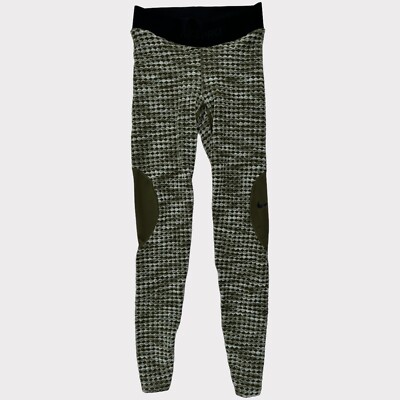 Nike Pro HyperWarm Training Tights Green Size S