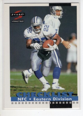 1996 SCORE PINNACLE EMMITT SMITH FOOTBALL CARD #272 EX
