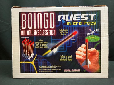 Quest Boingo All Inclusive Class Pack Model Rocket Launch Set - 12 MMX Rockets