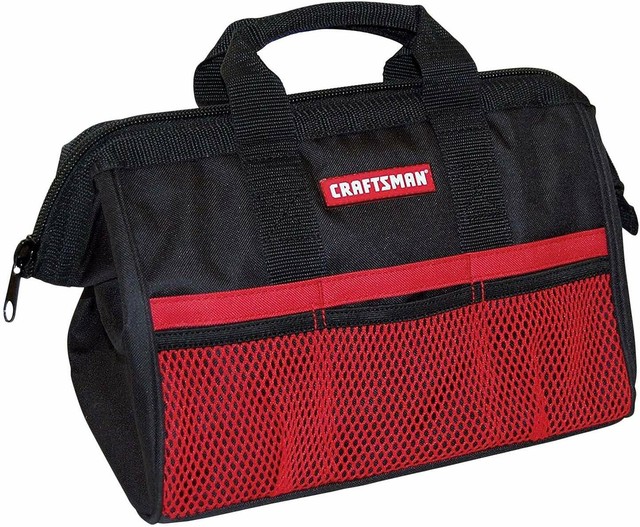 Craftsman 13 inch 937535 Large Mouth Tool Bag Storage Bag Small Power