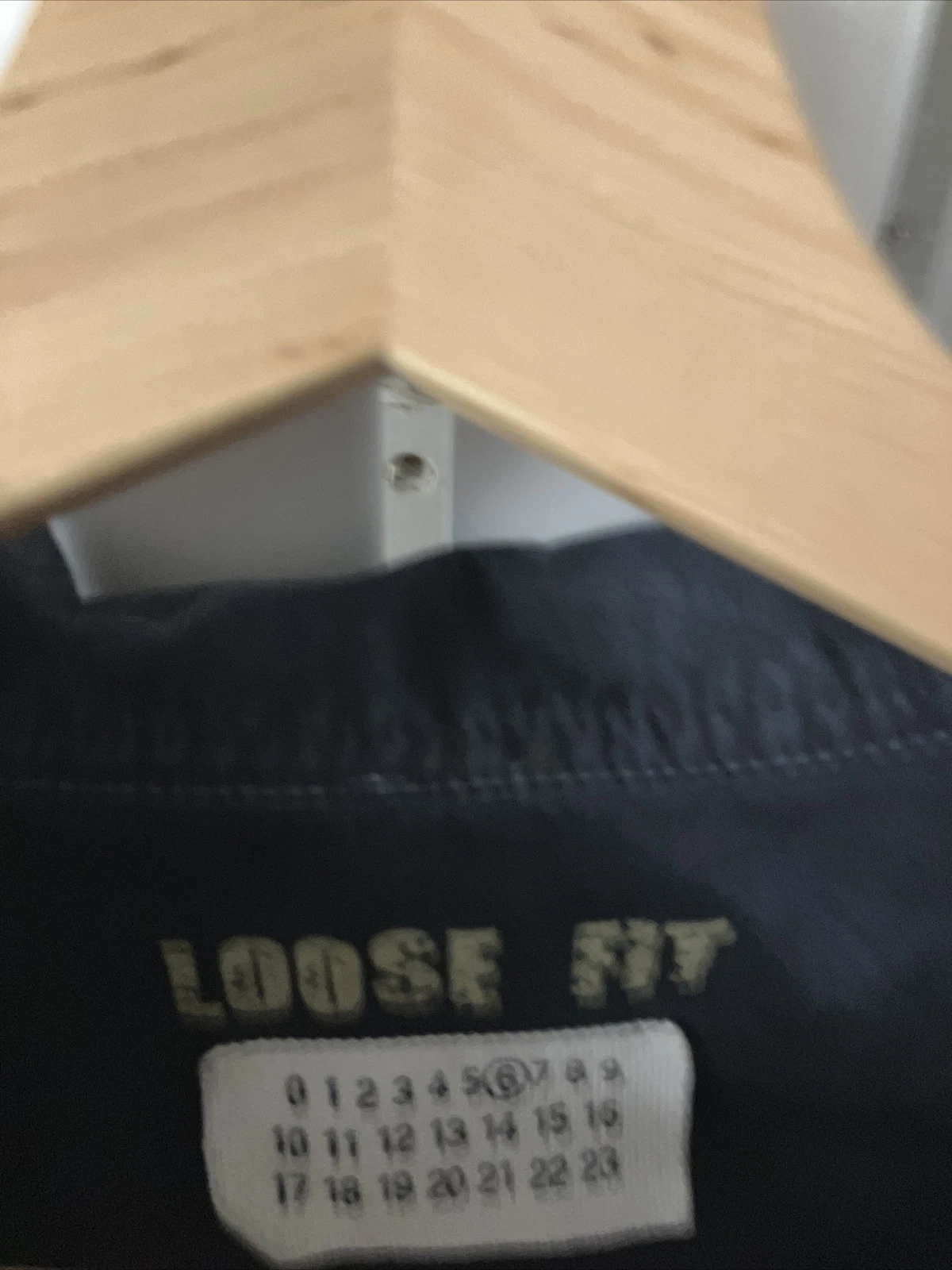 Abito sopra camicia donna Maison Maison Margiela nero lungo vestibilità ampia taglia 44