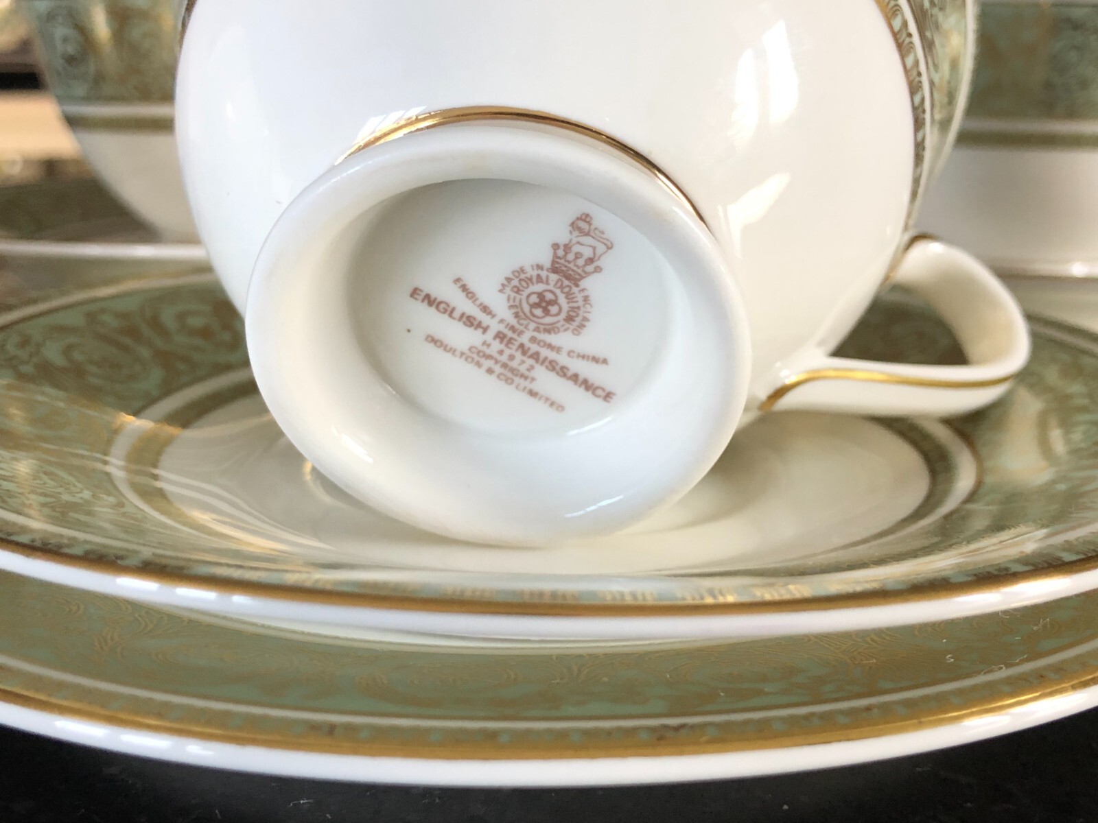 Royal Doulton English Renaissance Tea Trio x4 eBay