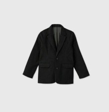 Boy's Tweed Holiday Suit Jacket - Cat Jack Charcoal size 5