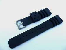 Cinturino gomma blu orologi sub 20 o 22 mm tipo SeiKo monster citizen watch