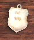 Vintage Lindau Germany 800 Silver Enamel Travel Shield Charm EHj — photo 7