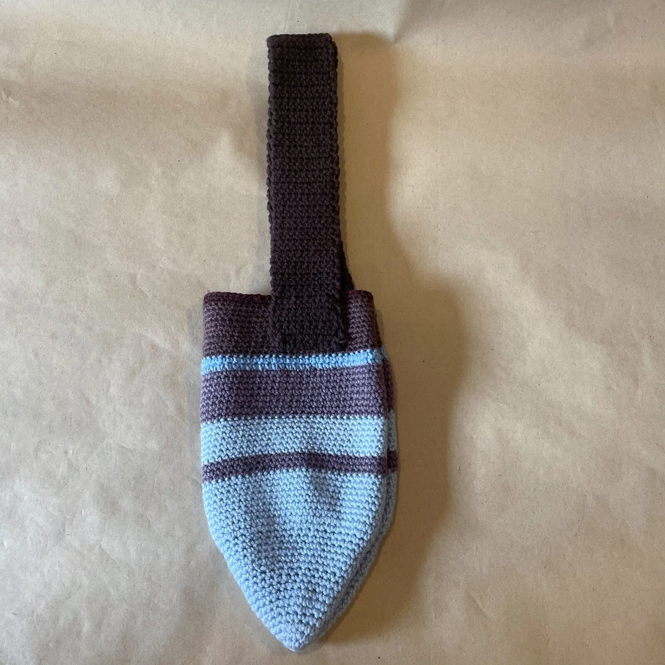 Bolso de Mano Boho Hecho a Mano "Único en su Clase" Tejido a Crochet 13"x12" Nuevo sin Etiquetas Foto 3 de 4