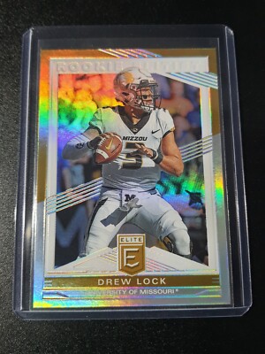 Drew Lock - Donruss Elite Football 2019 - Giants, Missouri - Rookie Elitist