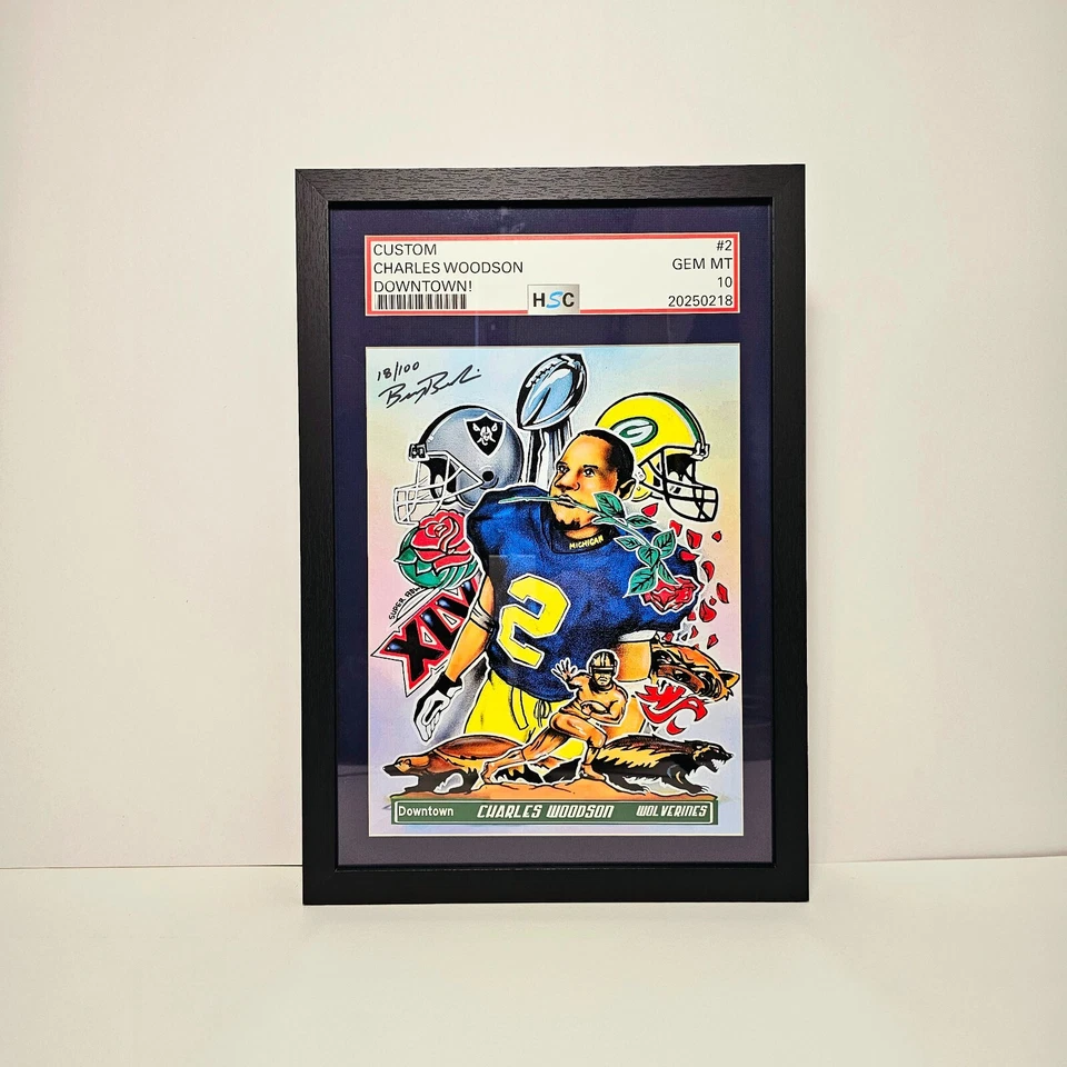 ¡LOSA CENTRO!  Edición Limitada /100 - Obra de Arte - LEGEND DE CHARLES WOODSON Foto 2 de 4