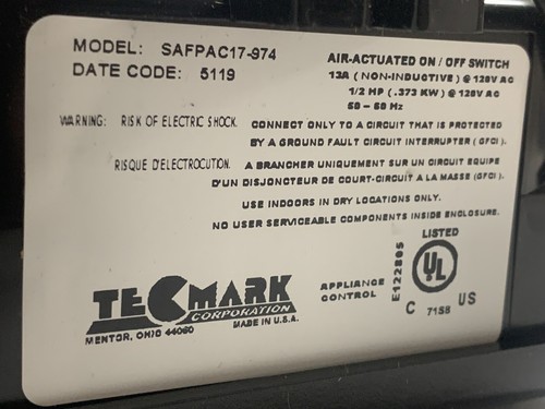 Interruptor de aire California Faucets 9610-K50-EB para eliminador de residuos acabado latón inglés - Imagen 5 de 5