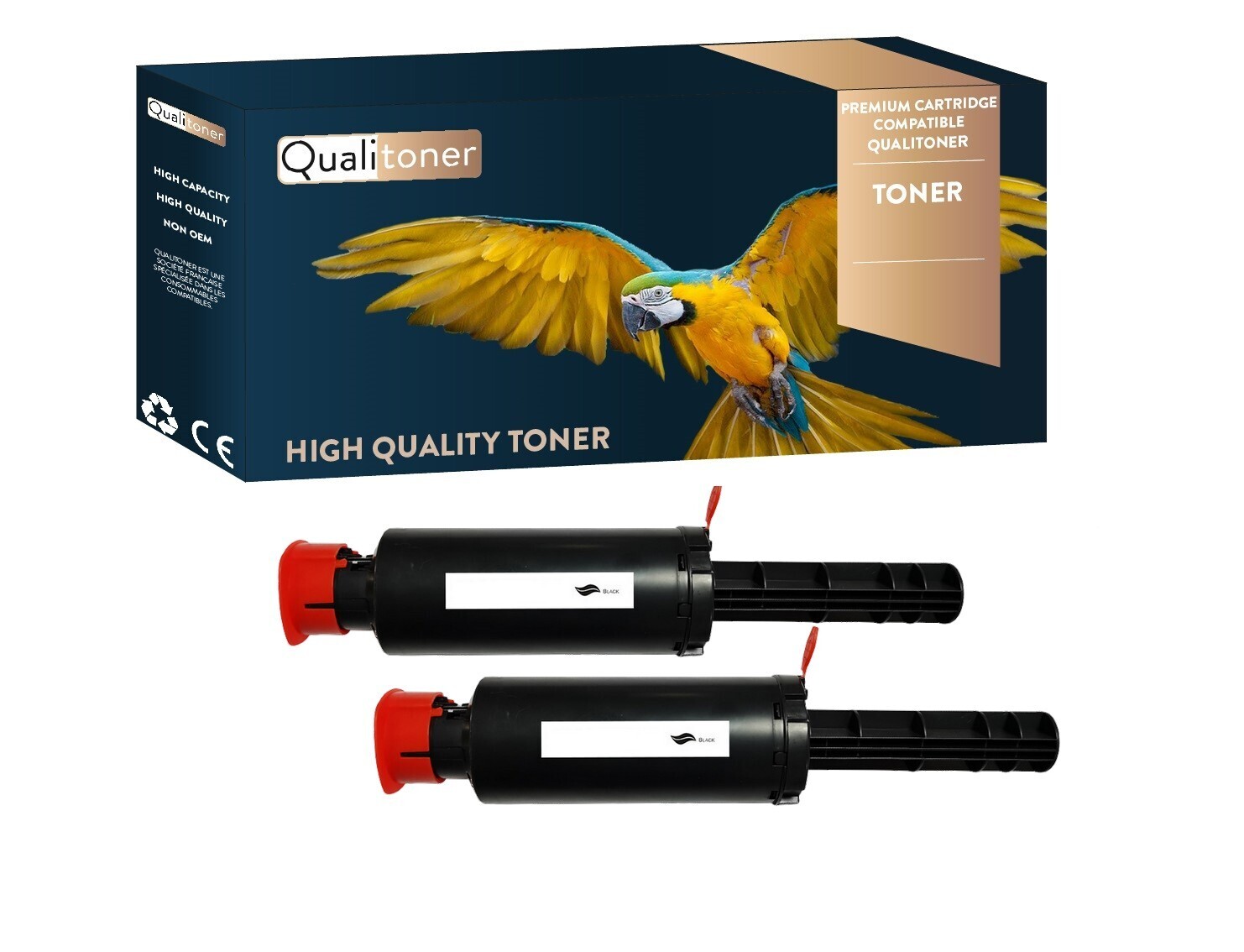 Toner W1103A 103A noir compatible HP Neverstop Laser 1000 1200 lot de 2 recharges