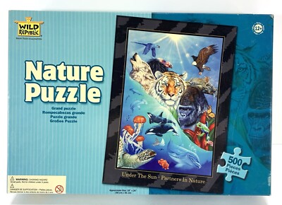 Wild Republic 300-teiliges Naturpuzzle komplett
