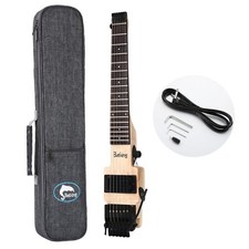 Electric Mini travelheadless guitar W/tremolo Canada Maple Body Push/Pull Switch