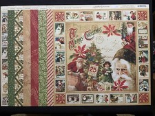 GRAPHIC 45 "CHRISTMAS PAST" COLLECTION 12X12 DS PAPERS