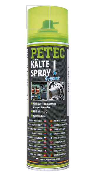 Petec 1X400Ml 71950 KäLtespray Freeze KüHlspray Vereisungsspray Eisspray Bis -45-image