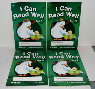 A Beka Basics phonics reading program book 4 - Lot of 4 Booklets FREE SHIPPING