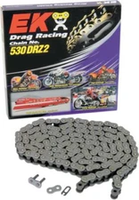 EK 530 DRZ2 Series Drag Racing Chain 170 Links Chrome