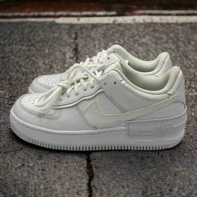 Nike Air Force Shadow Size Womens 11/Mens White Shoes Display Model 