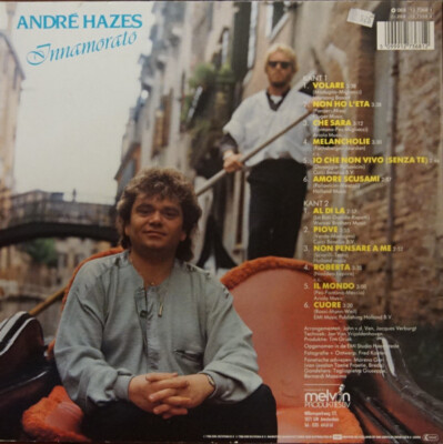 蘭LP Andre Hazes Innamorato MOVLP3154 Music On Vinyl 未開封 /00260 André Hazes - Innamorato 1986 LP, Album EMI, EMI 068 12 7368