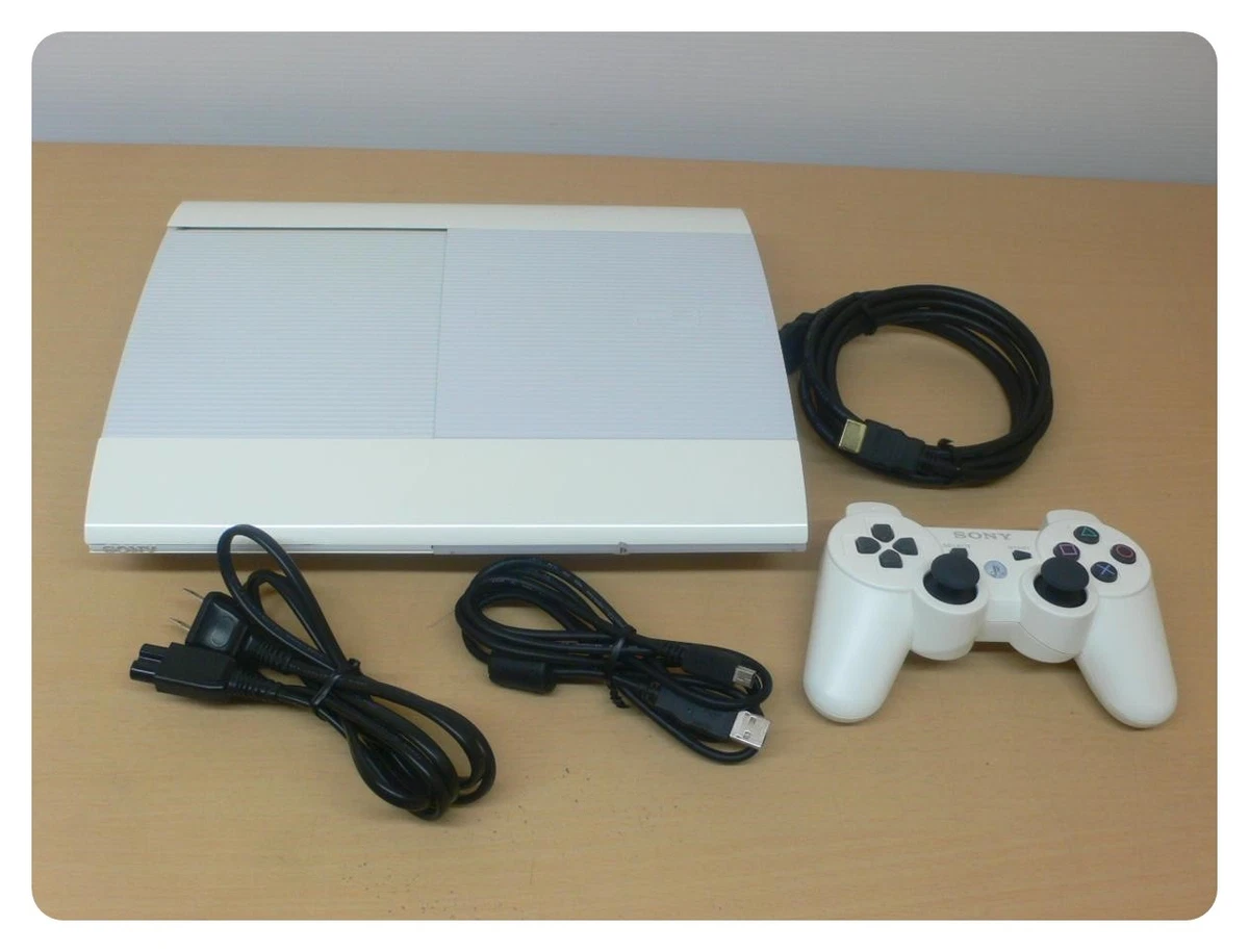 USED PlayStation 3 250 GB Classic White (CECH - 4000 B LW) F/S Japan