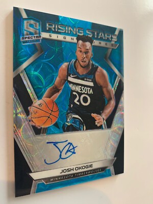 2018-19 Panini Spectra Josh Okogie Rising Stars RC Rookie Neon 
