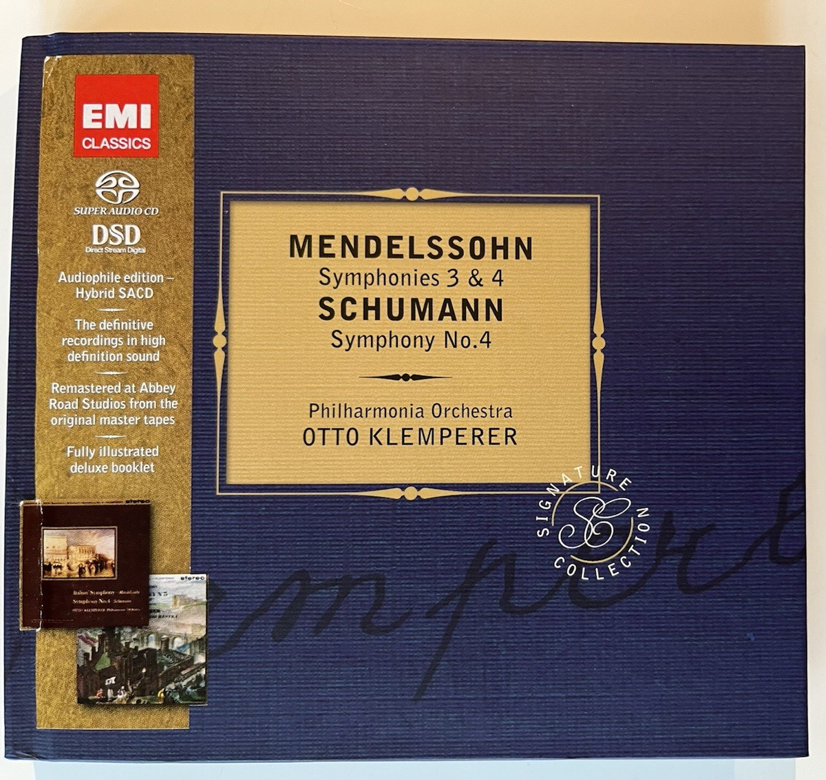 Mendelssohn&frasl;Schumann Symphonies Klemperer 2012 EMI Classics 2 SACDs