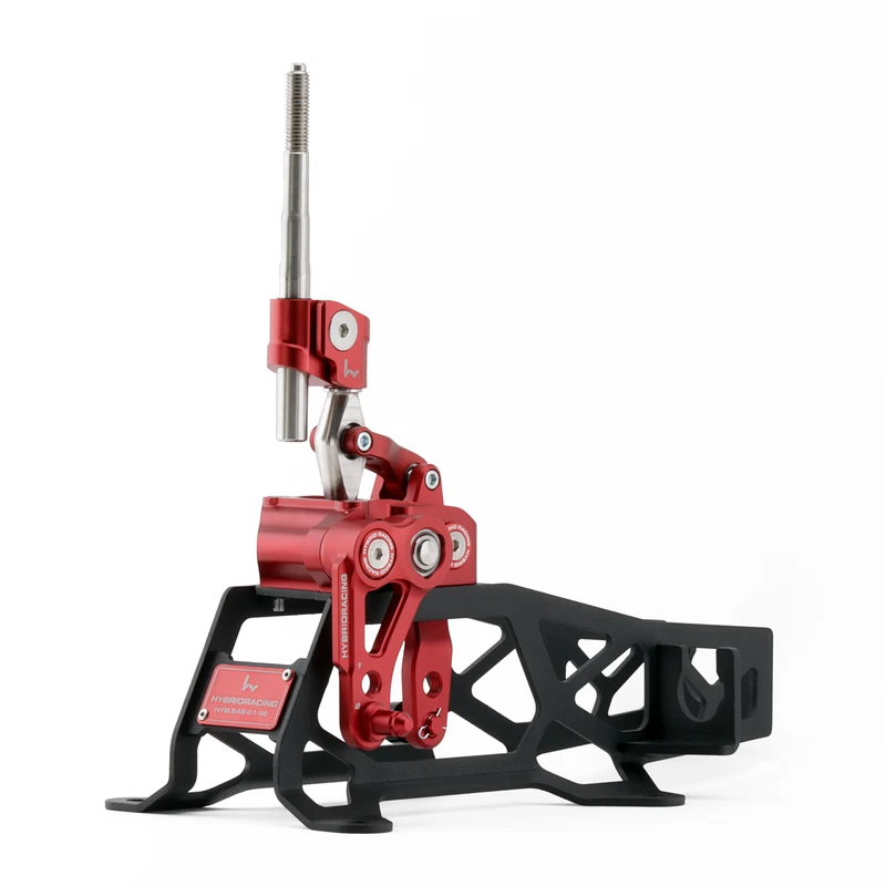 Conjunto de palanca de cambios corta Hybrid Racing rojo polvo 04-08 Acura TL TSX y 03-07 Accord Foto 2 de 4