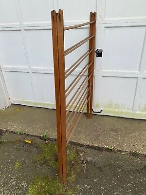 Folding Ladder Wood Clothes Drying Rack, Antique Vintage Primitive in NYC
